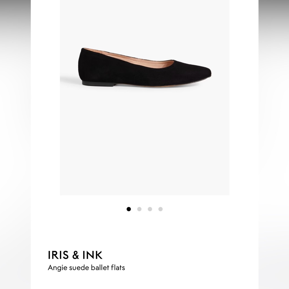Iris and ink.  Angie suede ballet flat 7 new with box